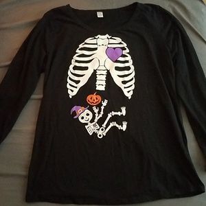 Halloween maternity shirt